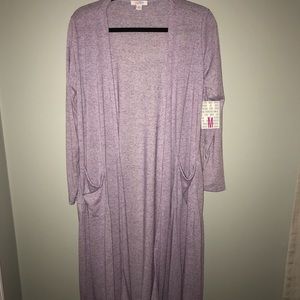 NWT Lavender LuLaRoe Sarah Duster Cardigan Medium
